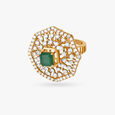Verdant Dazzle Diamond and Onyx Ring 4