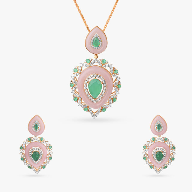 A Dramatic Romance Pendant Set,,hi-res 