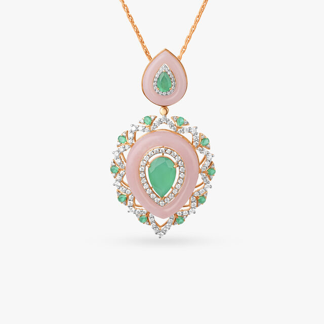 A Dramatic Romance Pendant Set,,hi-res 2