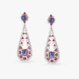 An Exquisite Melange Drop Earrings 
