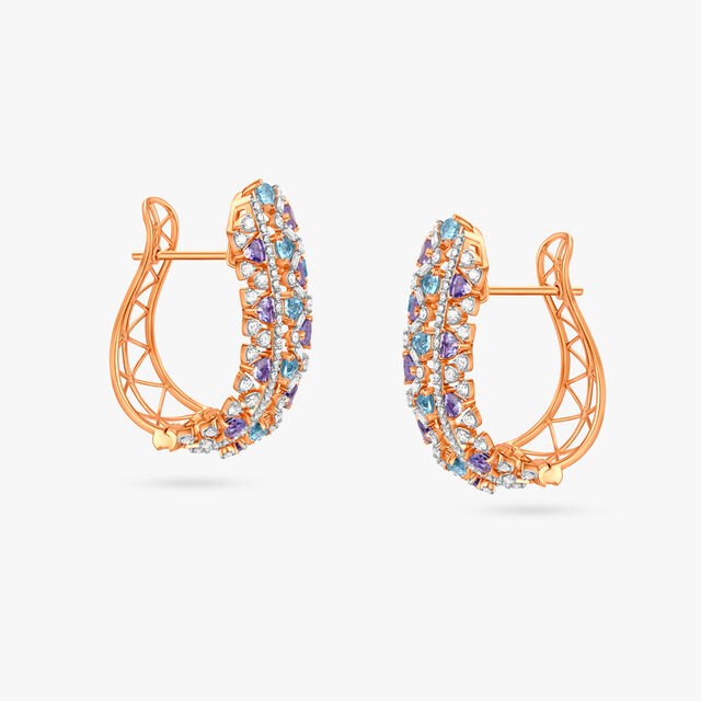 Fade into Shine Hoop Earrings 