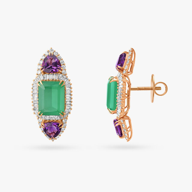 The Enigma! Stud Earrings,,hi-res 2
