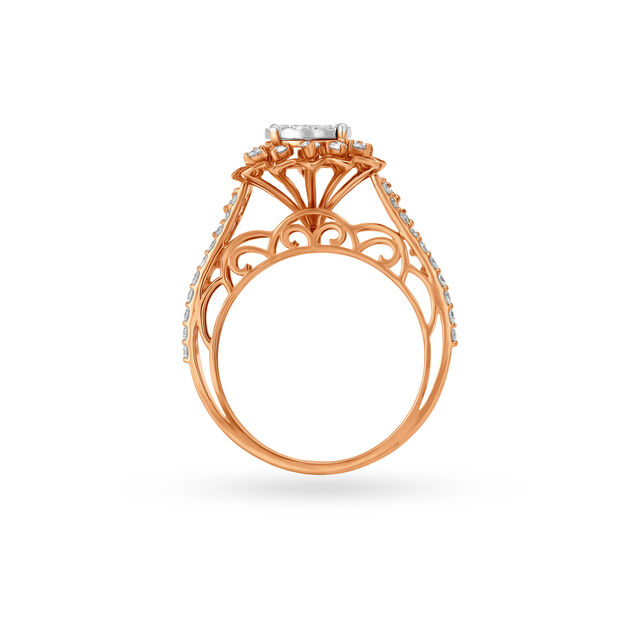 Bright Sunflower Finger Ring 4
