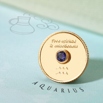 Free Spirit Aquarius Coin