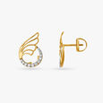 Striking Leafy Diamond Pendant and Earrings Set 6