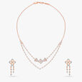 Gorgeous Diamond Necklace Set,,hi-res 