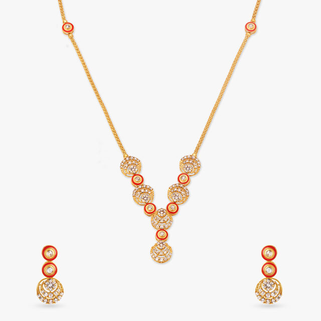 Beauty Of Elegance Traditional Necklace Set 