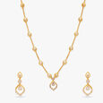 Ritzy Open Polki Necklace Set 