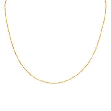 Wave Style Gold Chain