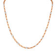 Spiral Design Motif Dual Tone Gold Chain For Men,,hi-res 