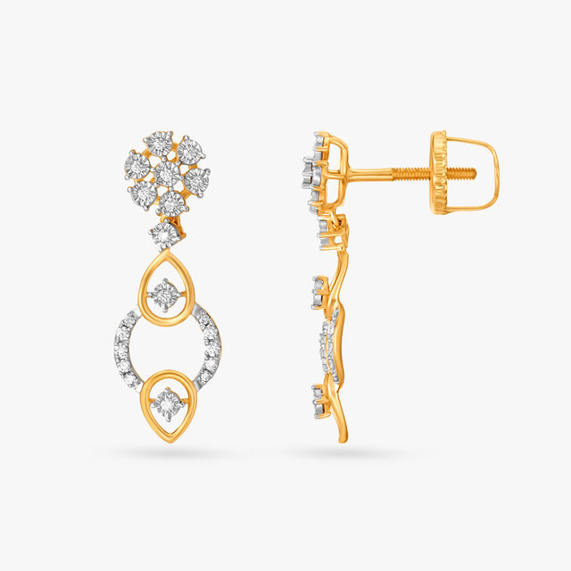 Drop of Radiance Diamond Drop Earrings,,hi-res 2