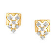 Mesmerising Diamond and Gold Stud Earrings 