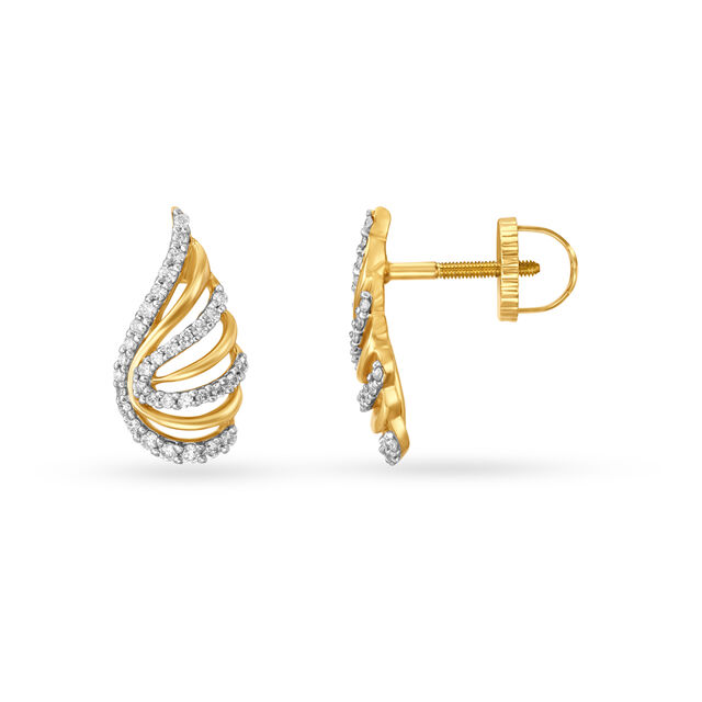 Exuberant Diamond Stud Earrings 4