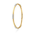 Minimalist Diamond Gold Bangle,,hi-res 2