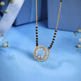 Dainty Circlet Diamond Mangalsutra,,hi-res 