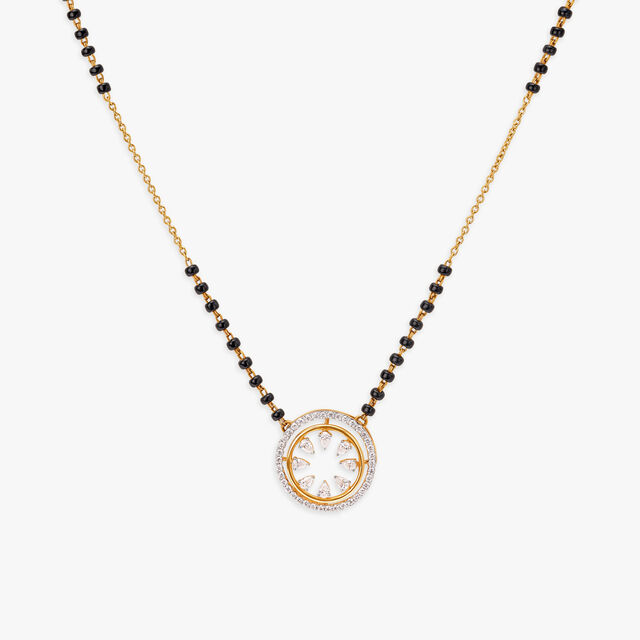 Dainty Circlet Diamond Mangalsutra,,hi-res 2