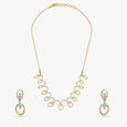 Artistic Beauty Diamond Necklace Set 