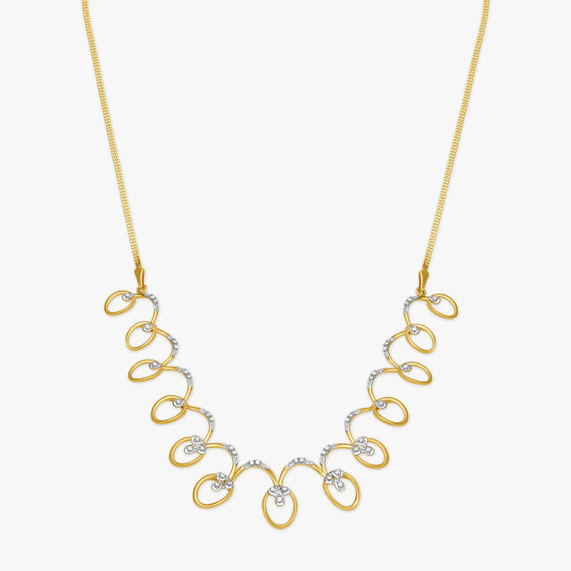 Artistic Beauty Diamond Necklace Set 2