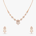 Floral Reverie Diamond Necklace Set 2