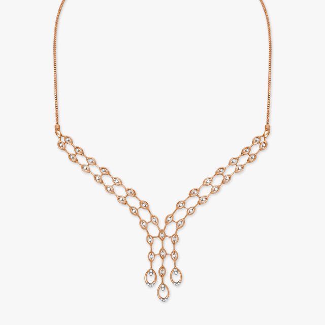 Striking Gold & Diamond Necklace 2