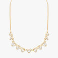 Charismatic Heart Shaped Diamond Necklace,,hi-res 
