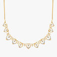 Charismatic Heart Shaped Diamond Necklace,,hi-res 2