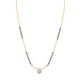 Serene Snowflake Diamond Mangalsutra 2