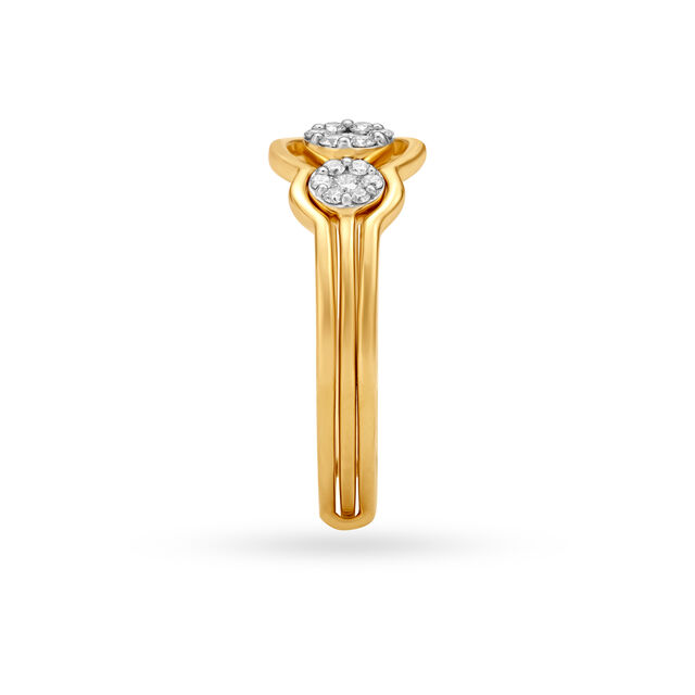 Modern Cluster Work Finger Ring