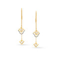 Chic Diamond Hoop Earrings,,hi-res 2