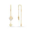Chic Diamond Hoop Earrings,,hi-res 3