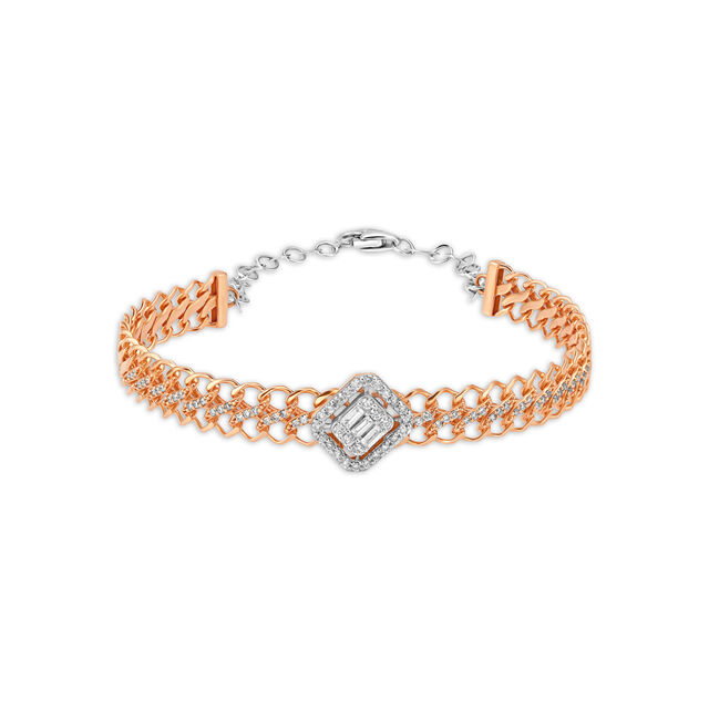 Fancy Oval Diamond Bangle,,hi-res 