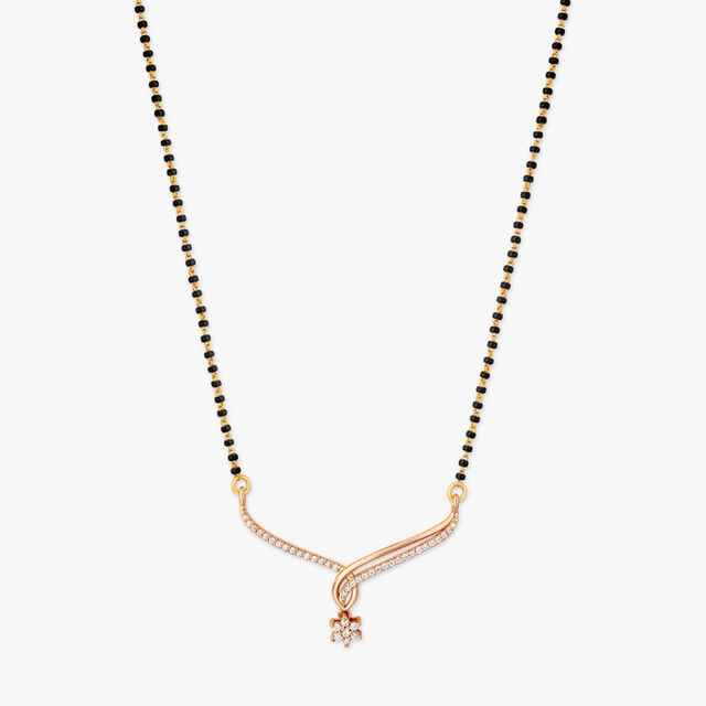 Stylish Floral Mangalsutra