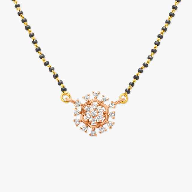 Stunning Flower Mangalsutra,,hi-res