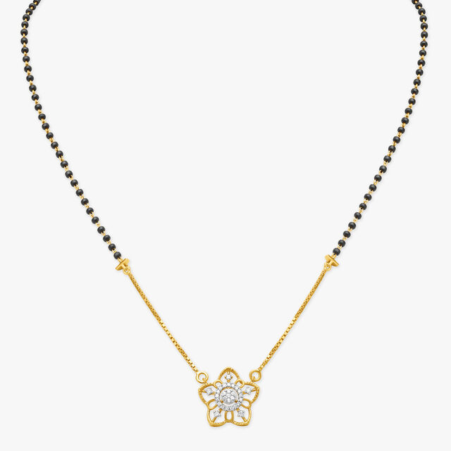 Radiant Floral Mangalsutra