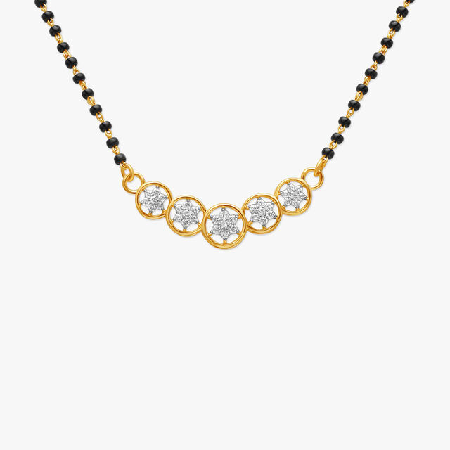 Classy Floral Mangalsutra