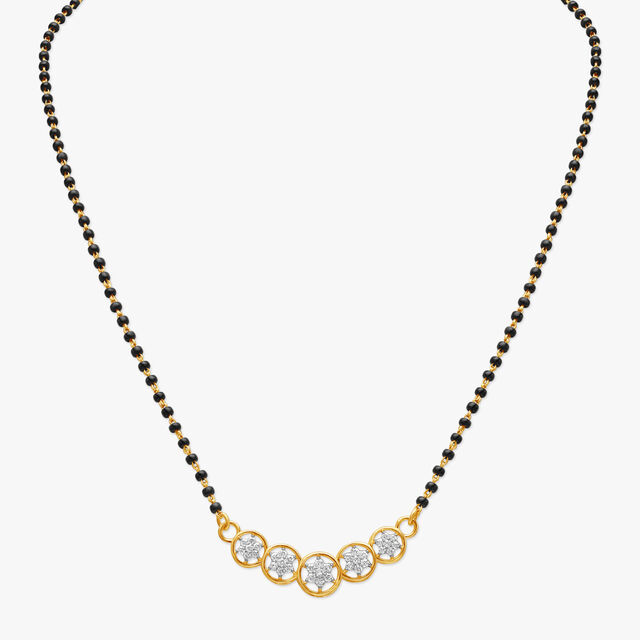 Classy Floral Mangalsutra