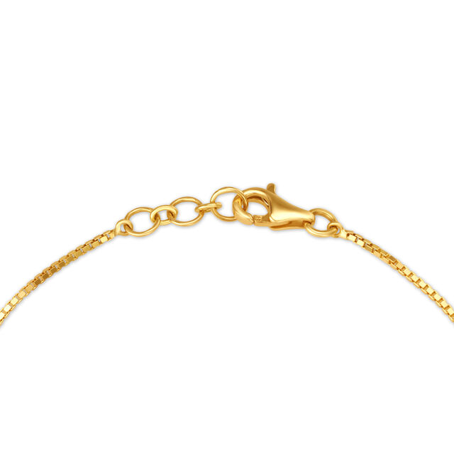 Floral Gold and Diamond Tennis Bracelet,,hi-res 2