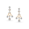 Dazzling Chandelier Rose Gold and Diamond Earrings,,hi-res 