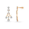 Dazzling Chandelier Rose Gold and Diamond Earrings,,hi-res 2