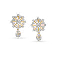 Sophisticated Floral Drop Earrings 