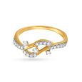 Stunning Crossover Diamond Finger Ring 2