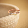 Sleek Rose Gold Finger Ring 