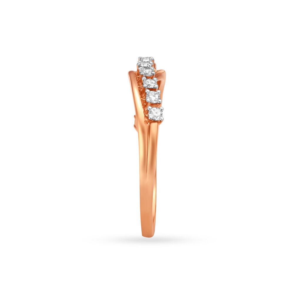 Buy Sleek Rose Gold Finger Ring at Best Price | Tanishq US