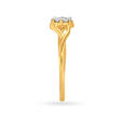 Wavelike Cluster Finger Ring 3