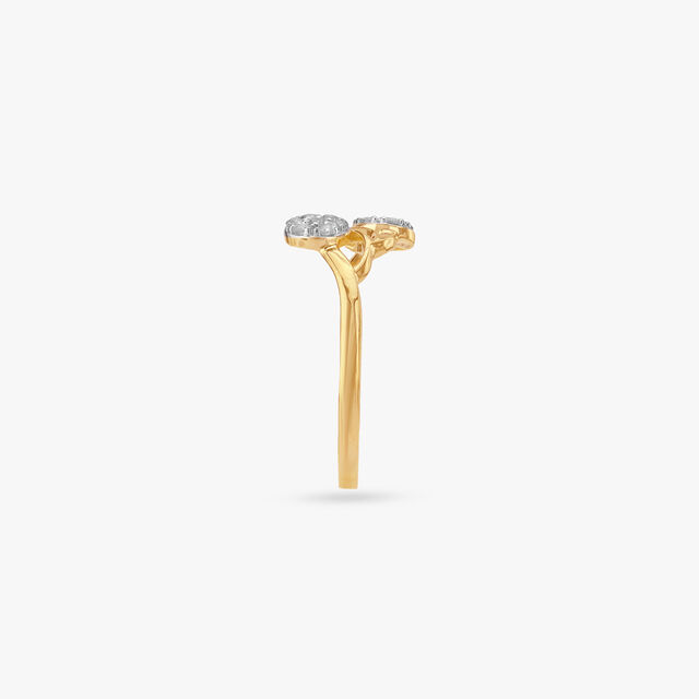 Twin Sparkle Diamond Ring