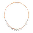Mesmerising Rose Gold and Diamond Necklace,,hi-res 