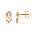 Dainty Fancy Diamond Stud Earrings 2