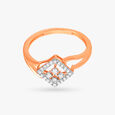 Dainty Geometric Diamond Ring 2