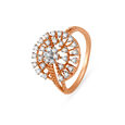 Floral Magnificence Diamond Finger Ring 