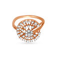 Floral Magnificence Diamond Finger Ring 2